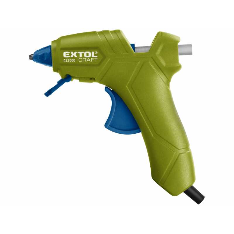 Pištoľ lepiaca tavná, 70W, tyčinky pr.7,2mm, Extol Craft 422000