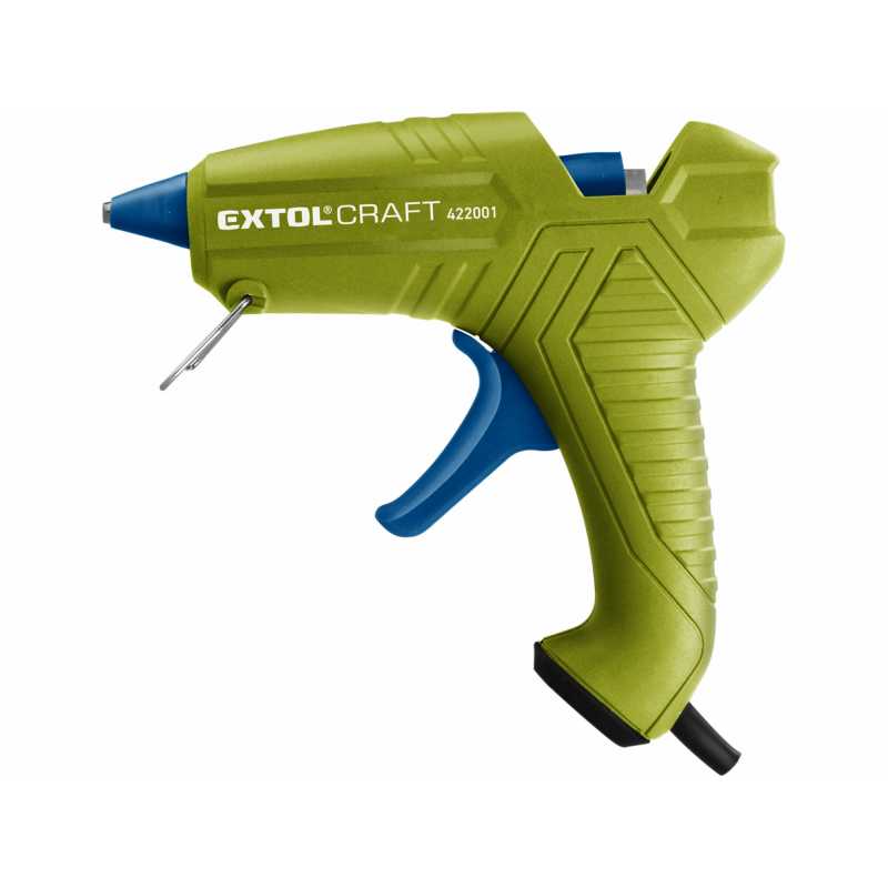 Pistole lepící tavná, 100W, tyčinky pr.11,2mm, Extol Craft 422001