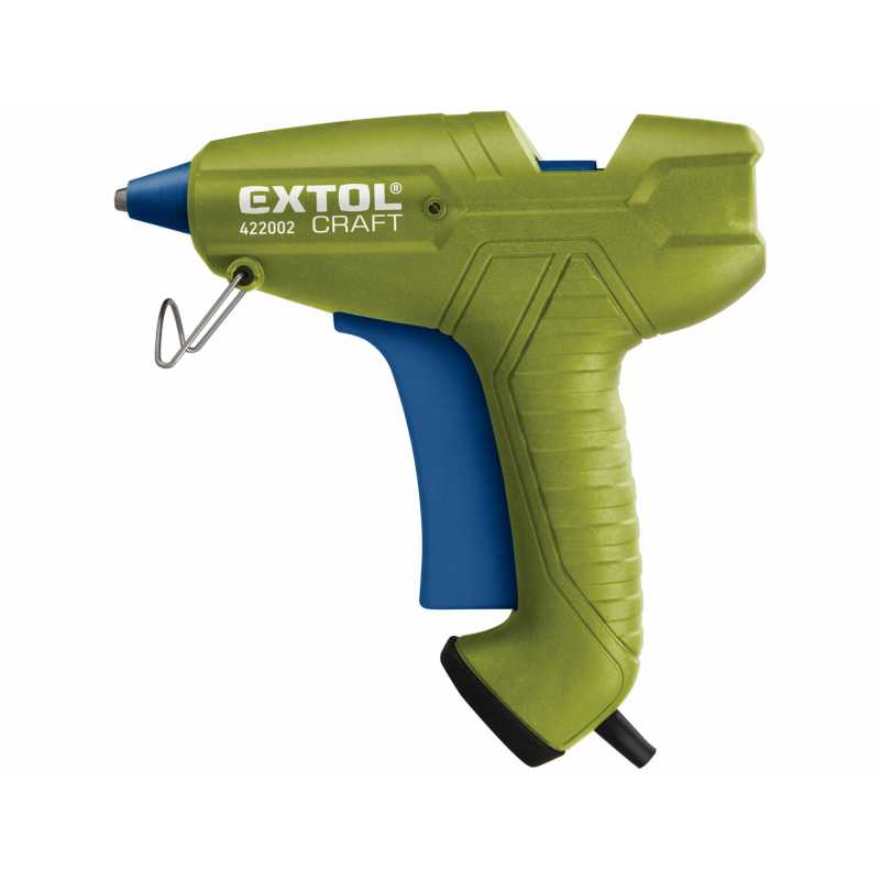 Pistole lepící tavná, 200W, tyčinky pr.11.2mm, Extol Craft 422002