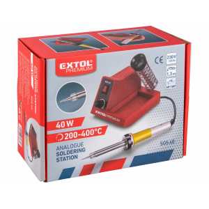 Spájkovacia stanica s reguláciou, 40W, Extol premium 8894520