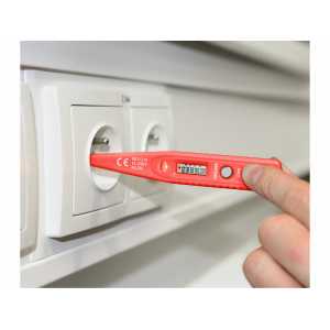 Zkoušečka napětí digitální, 12-220V, Extol Premium 8831210