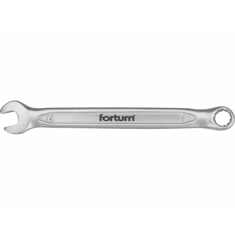 Očko-vidlicový kľúč 6mm, FORTUM, 4730206