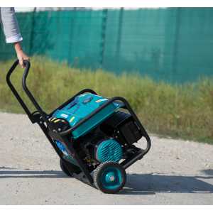 Elektrocentrála rámová benzínová 1F, 3,5kW/230V, podvozok, HERON 8896140