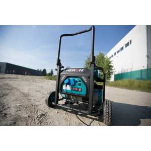 Elektrocentrála rámová benzínová 1F, 3,5kW/230V, podvozok, HERON 8896140