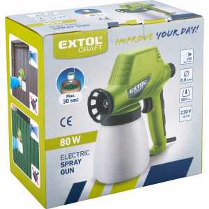 Pištoľ striekacia, príkon 80W, Extol Craft 412113