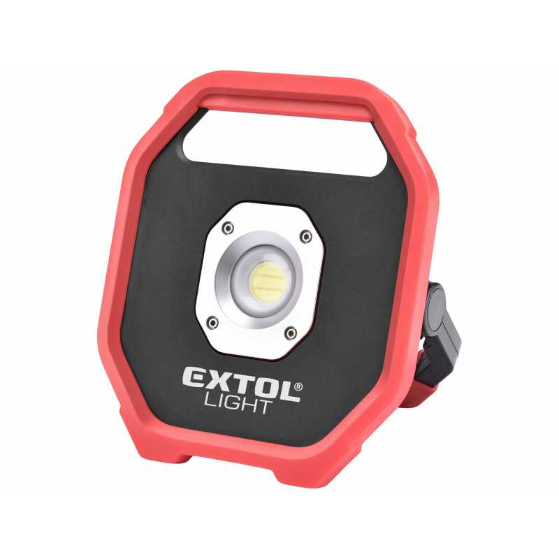 Svietidlo nabíjateľné LED, 10W, 1200lm, 6x1,5V AA, IP54, Extol Craft 43260