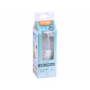 Žiarovka LED mini, 5W, 410lm, E14, 2800K, Extol Craft 43022