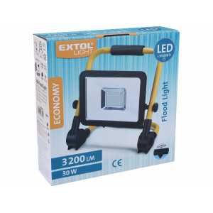 Svietidlo pracovné 30W so stojanom, 42x LED, 3200lm, IP65, Extol Craft 43243