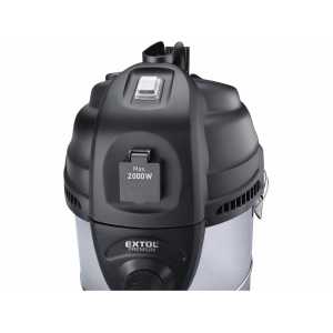 Vysávač dielenský, 1400W, 30L, zásuvka 2kW, Extol Premium 8895800