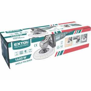Leštička uhlová, priemer 180mm/M14, 1400W, Extol Industrial 8792500