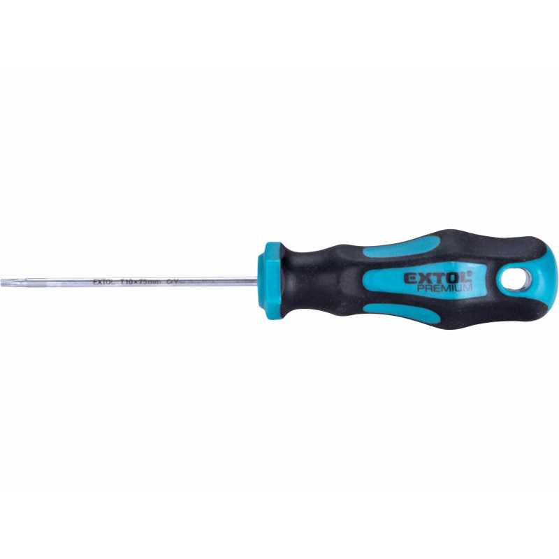 Skrutkovač TORX, T10x75mm, Extol Premium 8819244