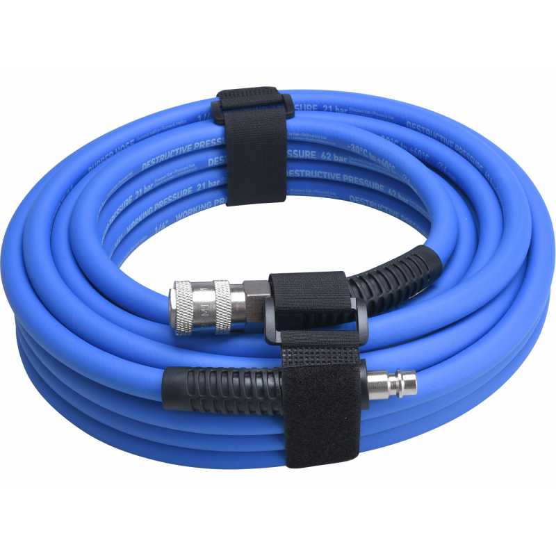 Hadica vzduchová gumená 1/4", 10m, Extol Premium 8865147