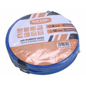 Hadice vzduchová pryžová 1/4", 10m, Extol Premium 8865147