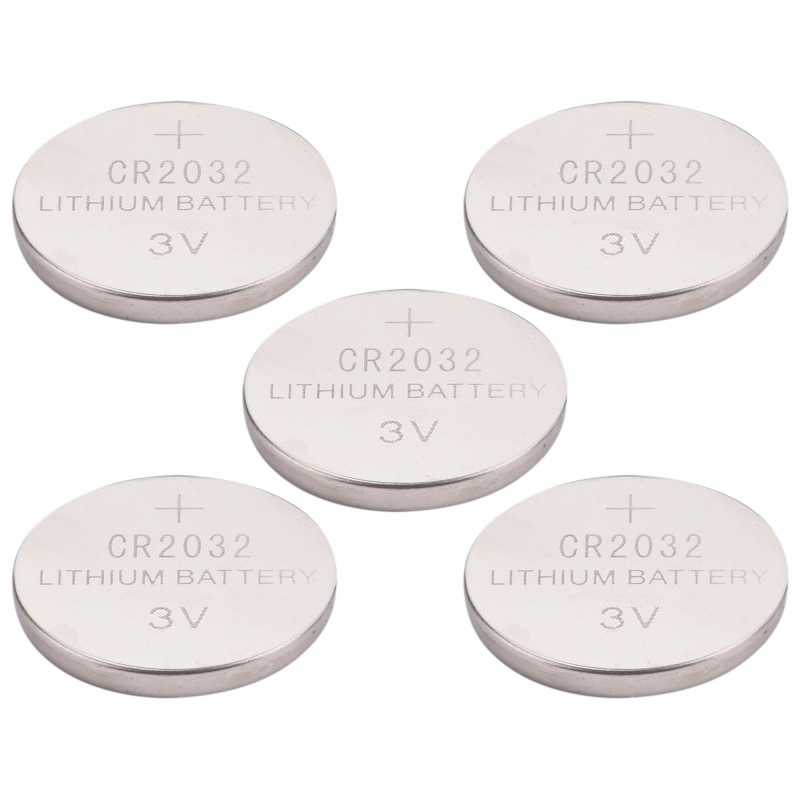 Baterie lithiová 5ks, 3V, typ CR2032, Extol Energy 42050