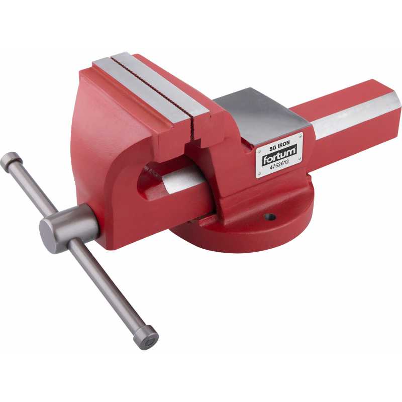 Zverák pevný 100mm s kovadlinou, SG Iron, FORTUM 4752612