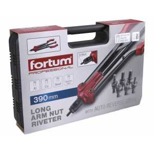 Kleště nýtovací samovysouvací M3-M12, 390mm, FORTUM, 4770635