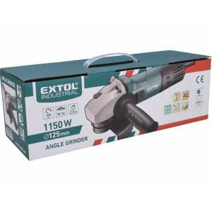 Bruska úhlová, příkon 1150W, průměr 125mm, Extol Industrial 8792006