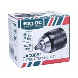 Skľučovadlo rýchloupínacie jednodielne, 2-13mm, 1/2''-20UNF, Extol Industrial 8798011