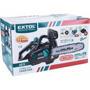 Pila řetězová akumulátorová, 40V Li-ion 2,5Ah, Extol Industrial 8795642