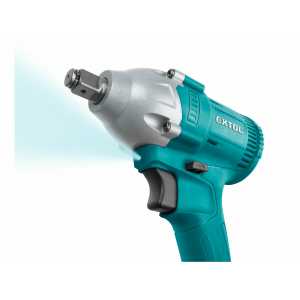 Akumulátorový rázový uťahovák 18V, 2x akumulátor 4Ah Li-ion, 260Nm, EXTOL INDUSTRIAL 8791255