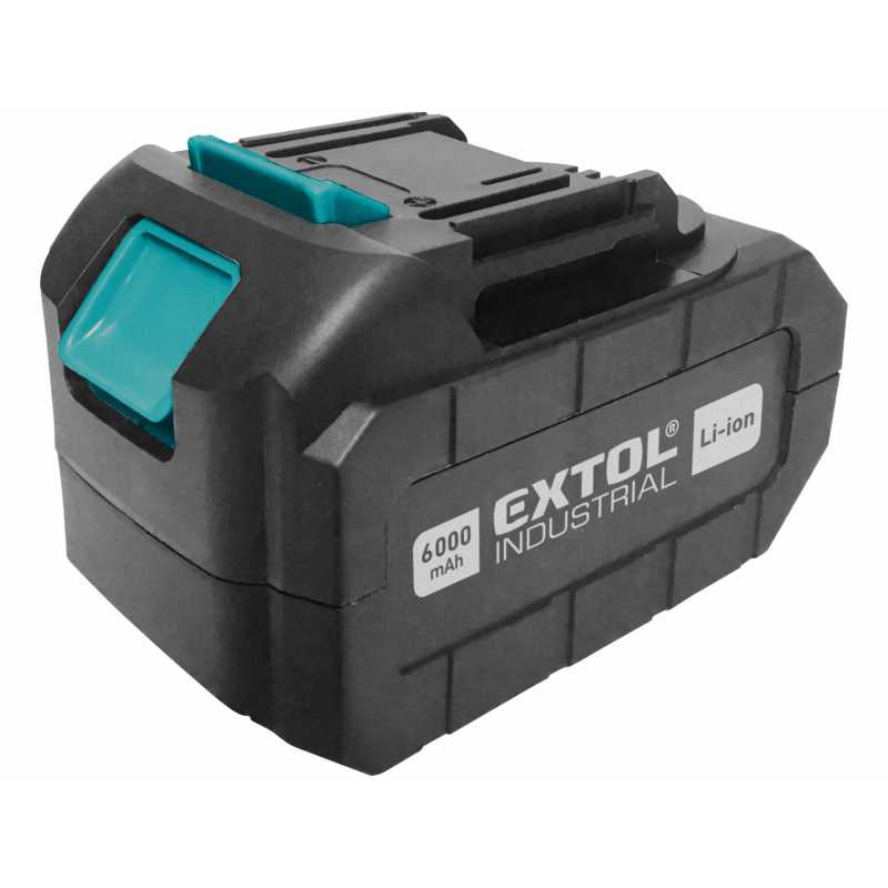Akumulátor 18V/6Ah, Li-ion, pro 8791115, 8791255, EXTOL INDUSTRIAL 8791115B6