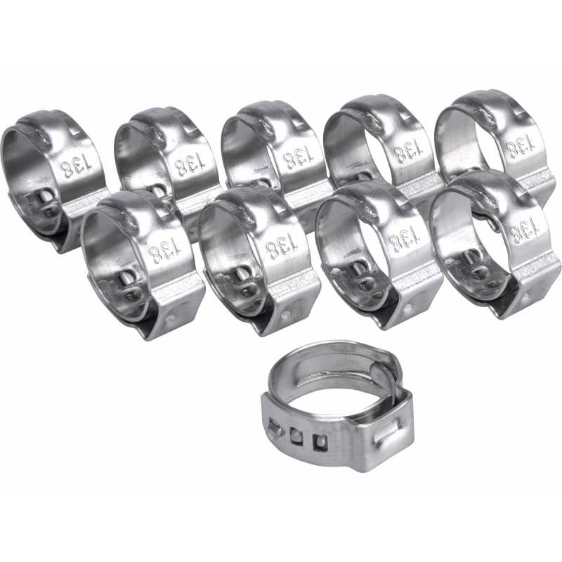 Spona na 1/4" pneumatickú hadicu, 10ks, Extol Premium 8865171