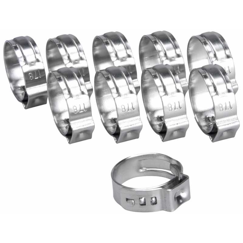 Spona na 3/8" pneumatickú hadicu, 10ks, Extol Premium 8865175