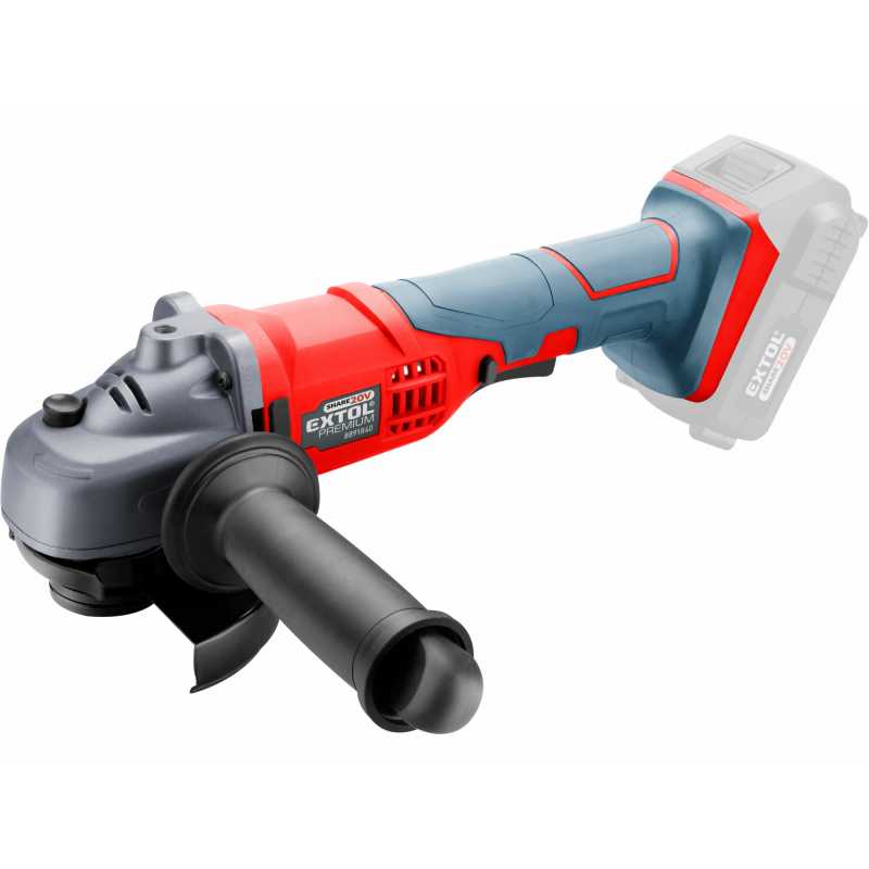 Brúska uhlová aku 20V, bez aku a nabíjačky, 115mm, EXTOL PREMIUM 8891841
