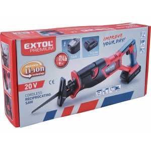 Pila ocasní aku 20V, 1x akumulátor, EXTOL PREMIUM 8891820