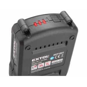 Aku vŕtacie kladivo 20V, 1xaku 2Ah Li-ion, 1,2J, EXTOL PREMIUM 8891818