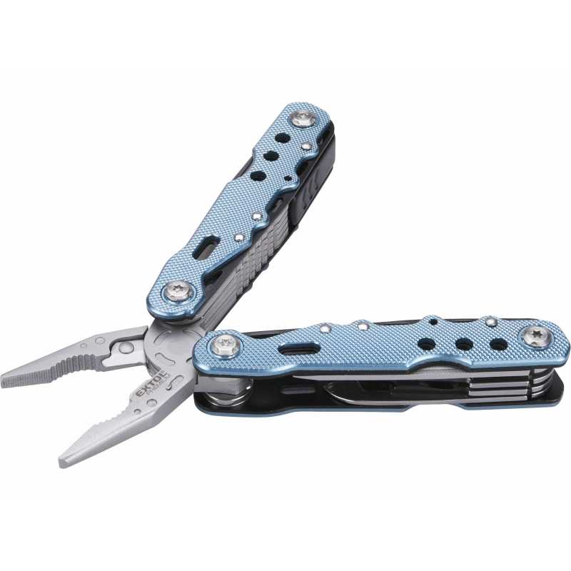 Nůž multifunkční, 11-dílný, 165mm, 300g, nylonové pouzdro, Extol Premium 8855133