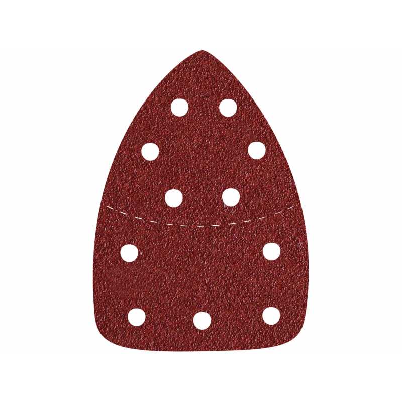 Papier brúsny delta na suchý zips 10ks, 11 otvorov, 149x105mm, P120, EXTOL PREMIUM 8803974