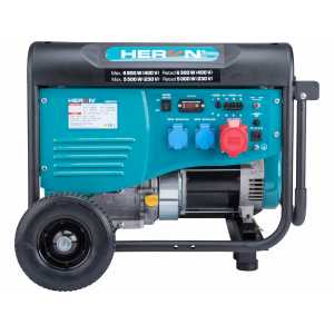 Elektrocentrála rámová benzinová 400V/230V, 6,8kW/5,5kW, 15HP, Heron 8896418