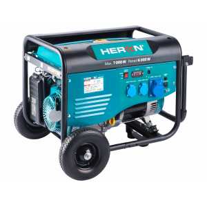Elektrocentrála rámová benzínová 230V, 7,0kW, 15HP, Heron 8896419