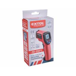 Merač teploty bezkontaktný,-50°C az 550°C,  EXTOL PREMIUM 8831302