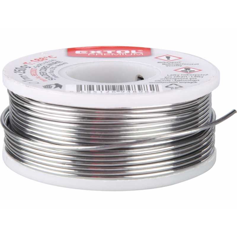 Cín pro pájení, 100g, pr. 1mm, Extol Premium 8832003