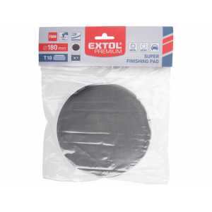 Kotouč leštící pěnový se suchým zipem, T10, průměr 180mm, EXTOL PREMIUM 8804501
