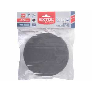Kotúč leštiaci penový so suchým zipsom, T10, priemer 200mm, EXTOL PREMIUM 8804511