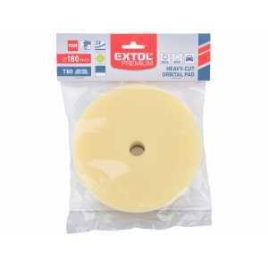 Kotúč leštiaci penový pre orbitálne leštičky (DA), T80, priemer 180mm, EXTOL PREMIUM 8804558