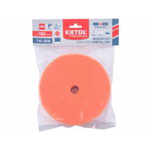 Kotúč leštiaci penový pre orbitálne leštičky (DA), T40, priemer 180mm, EXTOL PREMIUM 8804554