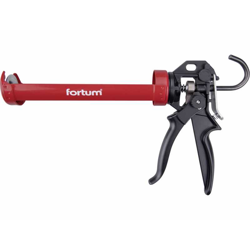 Pistole na tmel poloskeletová kovová, 225mm, FORTUM 4770822