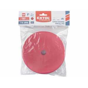 Kotúč leštiaci penový pre orbitálne leštičky (DA), T10, priemer 180mm, EXTOL PREMIUM 8804551