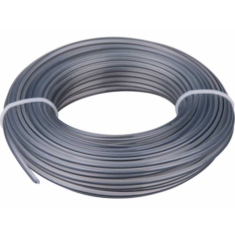 Lanko do kosačky 2,4mm, 15m, kruhový profil, nylón, nylon PA66, Extol Premium 8870904
