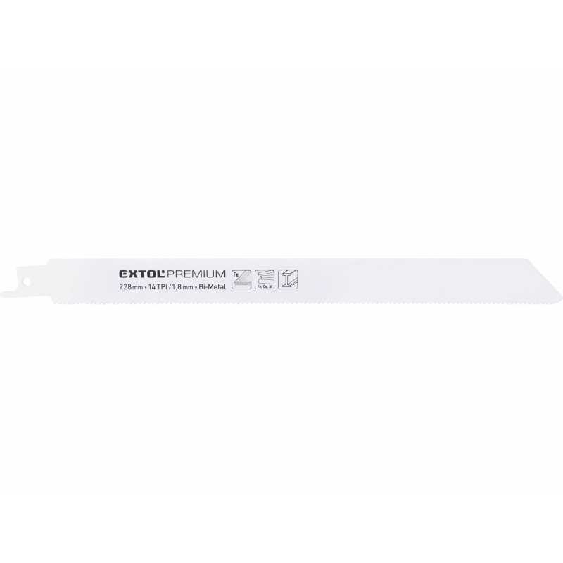List pilový do ocasní pily 3ks, 225mm, Bi-metal, EXTOL PREMIUM 8806201