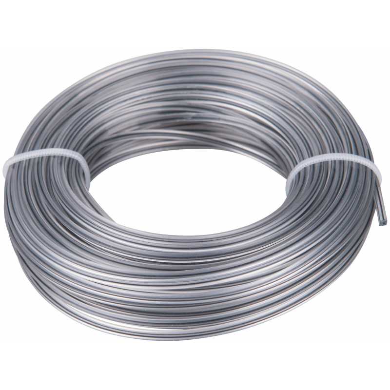 Lanko do kosačky 2,0mm, 15m, štvorcový profil, nylón, nylon PA66, EXTOL PREMIUM 8870913