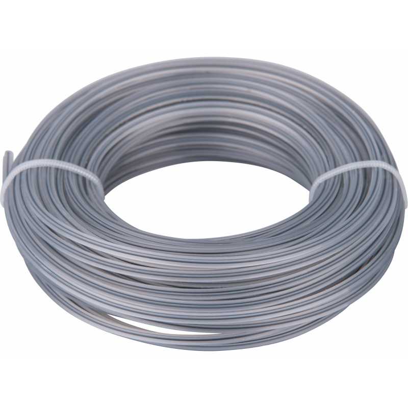 Lanko do kosačky 2,4mm, 15m, hviezdicový profil, nylón, nylon PA66, Extol Premium 8870924