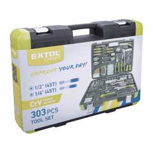 Sada nástrčných a zástrčných kľúčov, 303-dielna, EXTOL CRAFT 918303