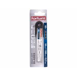 Brity olamovací do univerzálního nože, 10ks, 18mm, 7 segmentů, SK2, FORTUM 4780002