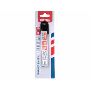 Brity olamovací do univerzálního nože, 10ks, 18mm, 7 segmentů, SK4, EXTOL PREMIUM 8855091