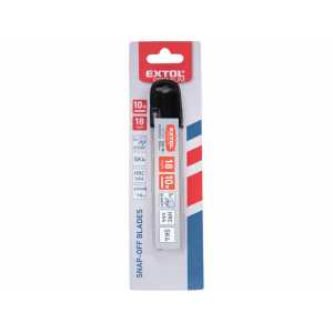 Brity olamovacie do univerzálneho noža, 10ks, 18mm, 14 segmentov, SK4, EXTOL PREMIUM 8855092